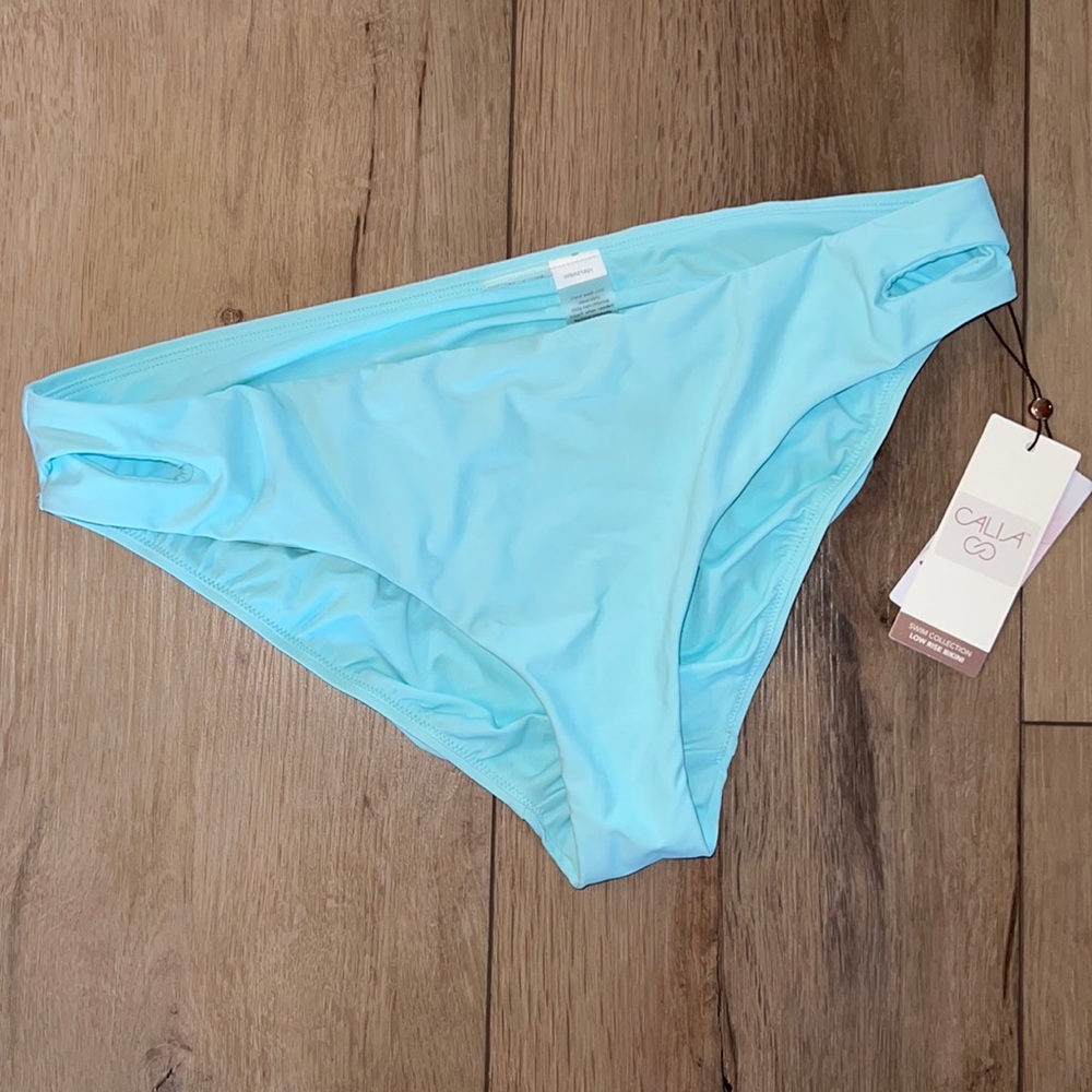 Calia low rise keyhole swim bottoms.